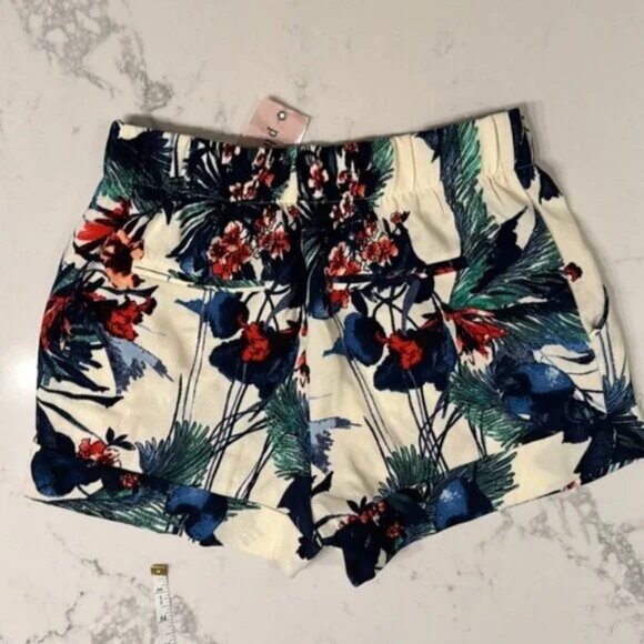 PHILOSOPHY PLEATED SHORTS WITH 4 POCKETS & ELASTIC WAIST S NWT - Picture 6 of 8